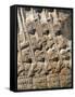 Detail of Limestone Plaque Knowns as Stele of the Vultures-null-Framed Stretched Canvas