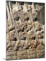 Detail of Limestone Plaque Knowns as Stele of the Vultures-null-Mounted Giclee Print