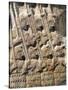 Detail of Limestone Plaque Knowns as Stele of the Vultures-null-Stretched Canvas