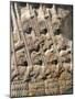 Detail of Limestone Plaque Knowns as Stele of the Vultures-null-Mounted Giclee Print