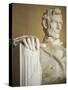 Detail of Lincoln Statue at Lincoln Memorial-Rudy Sulgan-Stretched Canvas