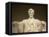 Detail of Lincoln Statue at Lincoln Memorial-Rudy Sulgan-Framed Stretched Canvas