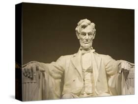 Detail of Lincoln Statue at Lincoln Memorial-Rudy Sulgan-Stretched Canvas