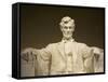 Detail of Lincoln Statue at Lincoln Memorial-Rudy Sulgan-Framed Stretched Canvas