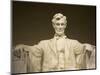 Detail of Lincoln Statue at Lincoln Memorial-Rudy Sulgan-Mounted Photographic Print