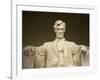 Detail of Lincoln Statue at Lincoln Memorial-Rudy Sulgan-Framed Photographic Print