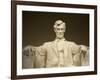 Detail of Lincoln Statue at Lincoln Memorial-Rudy Sulgan-Framed Photographic Print
