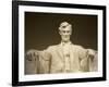 Detail of Lincoln Statue at Lincoln Memorial-Rudy Sulgan-Framed Photographic Print