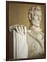 Detail of Lincoln Statue at Lincoln Memorial-Rudy Sulgan-Framed Photographic Print