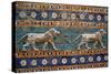 Detail of Lions on Ishtar Gate at Pergamon Museum-null-Stretched Canvas