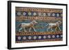 Detail of Lions on Ishtar Gate at Pergamon Museum-null-Framed Photographic Print