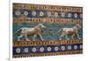 Detail of Lions on Ishtar Gate at Pergamon Museum-null-Framed Photographic Print