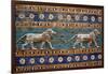 Detail of Lions on Ishtar Gate at Pergamon Museum-null-Framed Photographic Print