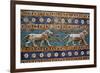 Detail of Lions on Ishtar Gate at Pergamon Museum-null-Framed Photographic Print