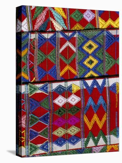 Detail of Local Weaving, Chichicastenango, Guatemala, Central America-Upperhall-Stretched Canvas