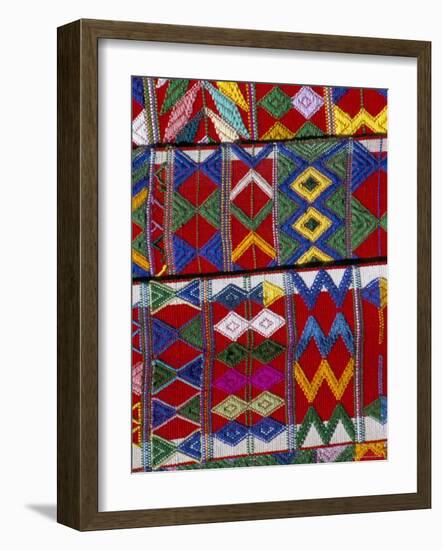 Detail of Local Weaving, Chichicastenango, Guatemala, Central America-Upperhall-Framed Photographic Print