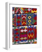 Detail of Local Weaving, Chichicastenango, Guatemala, Central America-Upperhall-Framed Photographic Print