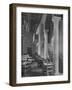 Detail of main dining room, University Club Building, Los Angeles, California, 1923-null-Framed Photographic Print