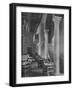 Detail of main dining room, University Club Building, Los Angeles, California, 1923-null-Framed Photographic Print