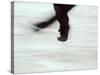 Detail of Male Figure Skater's Legs and Boots Spinning-Steven Sutton-Stretched Canvas