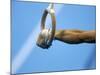 Detail of Male Gymnast Competing on the Rings, Athens, Greece-Steven Sutton-Mounted Photographic Print