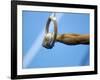 Detail of Male Gymnast Competing on the Rings, Athens, Greece-Steven Sutton-Framed Photographic Print