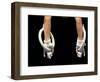 Detail of Male Gymnasts Hands on the Rings-Paul Sutton-Framed Photographic Print