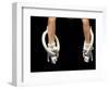 Detail of Male Gymnasts Hands on the Rings-Paul Sutton-Framed Photographic Print