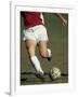 Detail of Male Soccer Player with the Ball-null-Framed Photographic Print