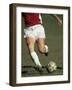 Detail of Male Soccer Player with the Ball-null-Framed Photographic Print