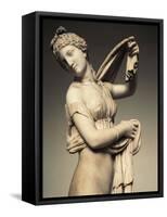 Detail of Marble Statue known as Farnese Venus or Aphrodite Kallipygos-null-Framed Stretched Canvas