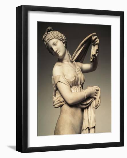 Detail of Marble Statue known as Farnese Venus or Aphrodite Kallipygos-null-Framed Giclee Print