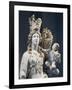 Detail of Marble Statue of Tyche, Goddess of Fortune, from Prusias Ad Hypium, Turkey-null-Framed Giclee Print