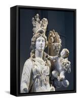 Detail of Marble Statue of Tyche, Goddess of Fortune, from Prusias Ad Hypium, Turkey-null-Framed Stretched Canvas