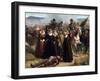 Detail of Mary Queen of Scots, at the Battle of Langside, Fought on 13 May 1568 by Giovanni Fattori-null-Framed Photographic Print