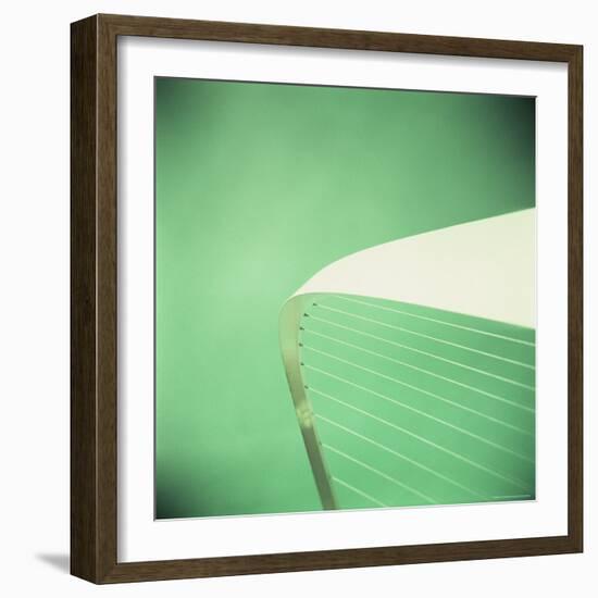 Detail of Millennium Bridge (Blinking Eye), Newcastle Upon Tyne, Tyne and Wear, England, UK-Lee Frost-Framed Photographic Print