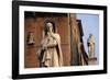 Detail of Monument to Dante by Ugo Zannoni-Jon Hicks-Framed Photographic Print