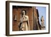 Detail of Monument to Dante by Ugo Zannoni-Jon Hicks-Framed Photographic Print