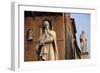 Detail of Monument to Dante by Ugo Zannoni-Jon Hicks-Framed Photographic Print