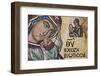 Detail of Mosaic of the Virgin and Child at Moni Hozoviotissis-Jon Hicks-Framed Photographic Print