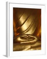 Detail of Mudra, Buddha Statue, Paris, France, Europe-null-Framed Photographic Print