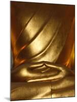 Detail of Mudra, Buddha Statue, Paris, France, Europe-null-Mounted Photographic Print