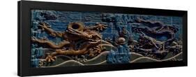 Detail of Nine-Dragon Wall, Beihai Park, Beijing, China-null-Framed Giclee Print