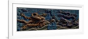 Detail of Nine-Dragon Wall, Beihai Park, Beijing, China-null-Framed Giclee Print