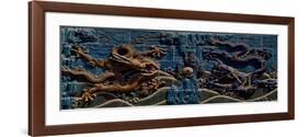 Detail of Nine-Dragon Wall, Beihai Park, Beijing, China-null-Framed Giclee Print