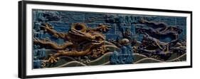 Detail of Nine-Dragon Wall, Beihai Park, Beijing, China-null-Framed Giclee Print