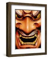 Detail of Noh Mask, Kyoto, Japan-Frank Carter-Framed Photographic Print