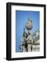 Detail of Os Meninos Da Graca Statues Supporting the Terrestrial Globe-G&M Therin-Weise-Framed Photographic Print