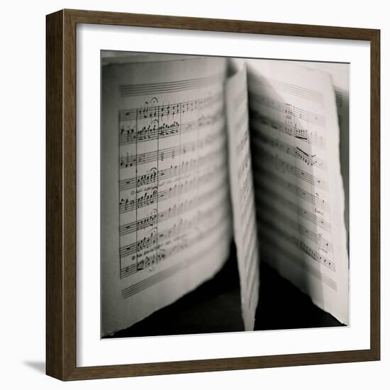 Detail of Page Music-Edoardo Pasero-Framed Photographic Print