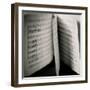 Detail of Page Music-Edoardo Pasero-Framed Photographic Print